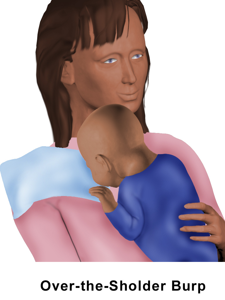 Illustration for Gas, reflux, or normal spit-up?